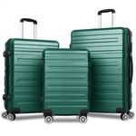ALFORDSON 3pcs Luggage Trolley Suitcase Set Green