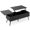 Costway Lift Top Coffee Table Modern Center Table Black
