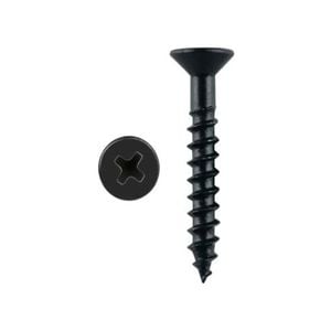 Pinnacle 4 x 30mm Black Countersunk Timber Screw - 200 Pack
