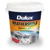 Dulux 10L Exterior Paint Weathershield Semi Gloss Vivid White