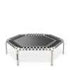 Acon Fit 1.41m 55in Hexagon Rebounder Fitness Trampoline White Without Handlebar