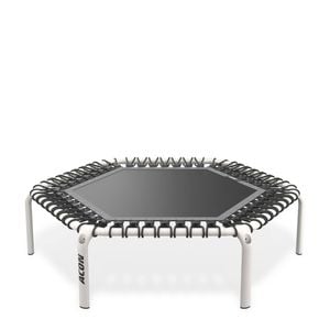 Acon Fit 1.41m 55in Hexagon Rebounder Fitness Trampoline White Without Handlebar