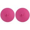 2PK Dexas 20cm Suction Lid Food Storage Cover Round Medium - Pink