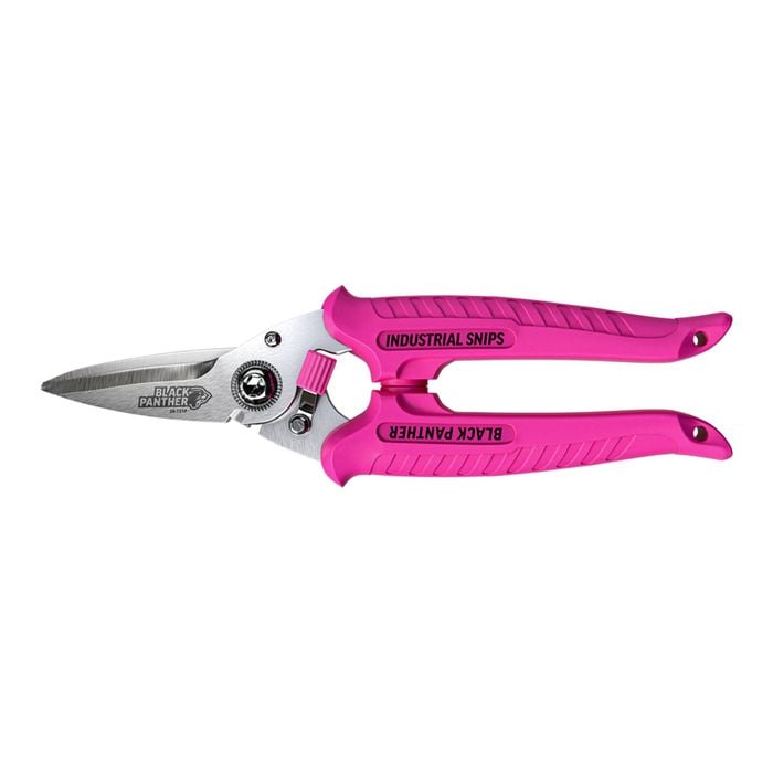 Sterling 185mm Pink Black Panther Industrial Snips
