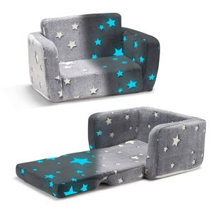 PlayPals Kids Sofa Convertible Couch Fold Out Play Couch Toddler Sofa