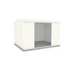 Absco Sheds 3.00 x 2.26 x 2.00m Surfmist Ezislider Double Sliding Door Garden Shed