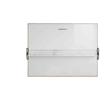EzSpace Single Long Size White NOBU Wallbed Horizontal With Desk
