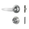 Sylvan Satin Chrome Plate Denver Entrance / Deadbolt Combo Set