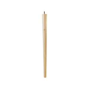 Adoored 710mm Raw Pine Round Tapered Furniture Leg