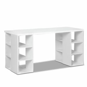 Artiss Computer Desk Bookshelf White 150CM