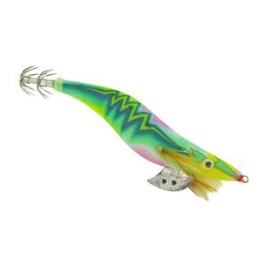Finesse Rumoika Squid Jig, Lime Glow, 3.5, 2 Pack