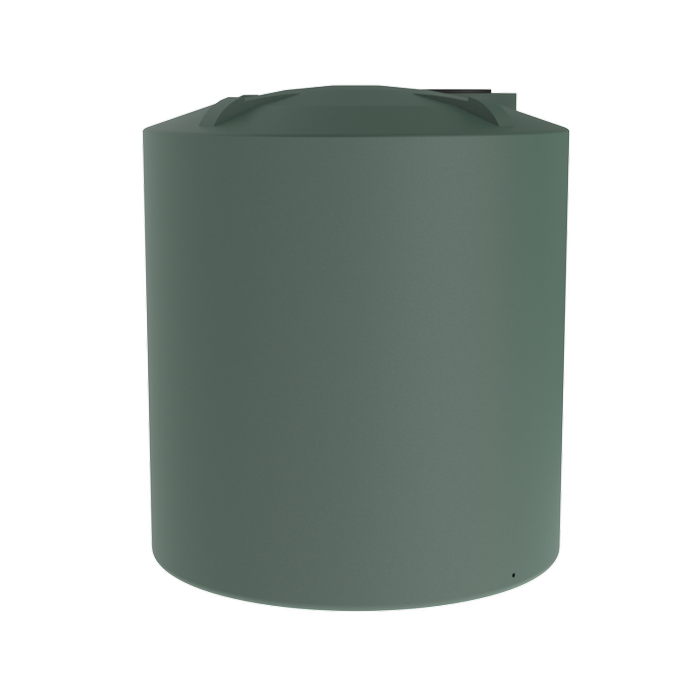 Melro Tanks 12500L Heritage Green Round Poly Water Tank