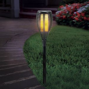 Click 75cm Warm White Solar Tiki Torch