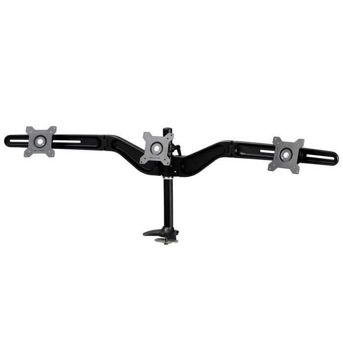 Up to 24" 8kg Triple Three 3 LCD Monitor Desktop Mount Stand VESA Grommet Base