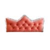 SOGA 120cm Crown Pillow Tufted Pink Headboard Cushion for Bed