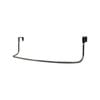 Adoored Black Nickel Over-The-Door Towel Rail