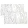 4pc Ecology Camille Soda Lime Glass Tumblers Drinking Cups 260ml White