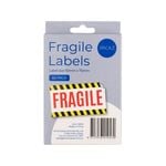 Packz 110 x 75mm Fragile Labels - 60 Pack