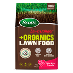 Scotts Lawn Builder 4kg Plus Organics Lawn Food And Soil Improver