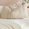 Gioia Casa 2-Pack Bohemian Dot Woven Cushion Covers 30cm x 50cm - Beige