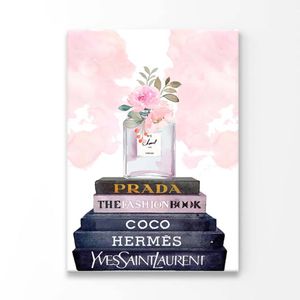 Pink Elegant Perfume Print 100% Australian Made 90 x 120cm (Acrylic)