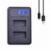 Usb Dual Charger For Ahdbt-301 Ahdbt-302 Ahdbt-201 Battery Fits Go Pro 3 2