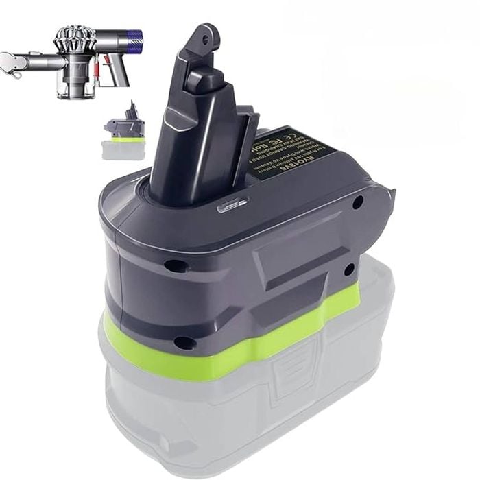 Dyson V6 Battery Adapter to Ryobi ONE+ 18V Li-Ion Battery