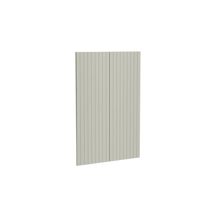 Kaboodle 900mm Pistachio V-Groove Medium Pantry Doors - 2 Pack