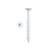 Pinnacle 5.0 x 40mm White Countersunk Timber Screw - 20 Pack