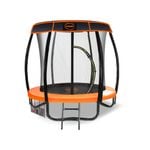 Kahuna Trampoline 8 Ft With  Roof Cover- Orange