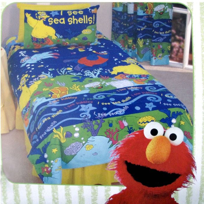 Bloomington Sesame Street Quilt Cover Set Single 140 x 210 cm