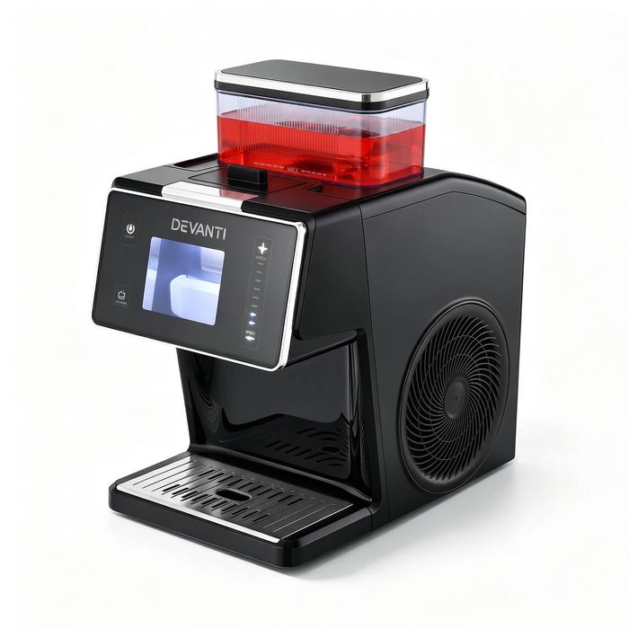 Devanti 20kg Ice Maker Snowflake Bingsu Shaved Ice Slushie Maker Black