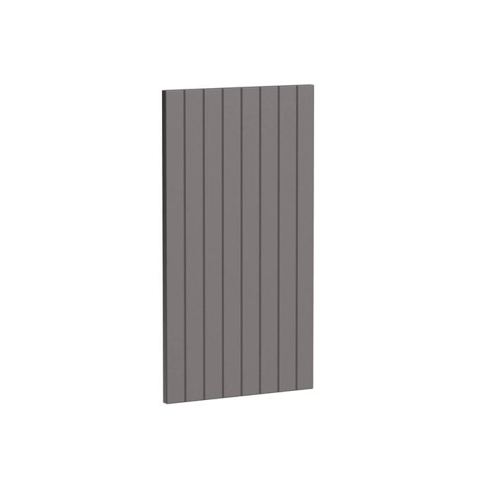 Kaboodle 400mm Smoked Grey V-Groove Cabinet Door