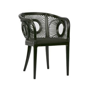 Belle Solstice Wooden Dining Chair Indoor Furniture 60x82cm - Black