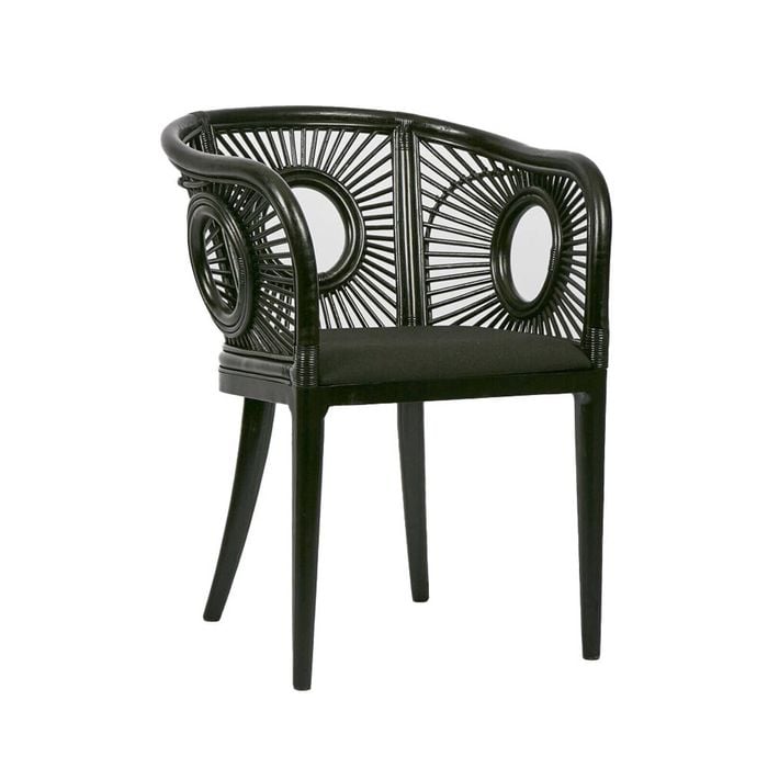 Belle Solstice Wooden Dining Chair Indoor Furniture 60x82cm - Black