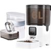 Advwin 6L Automatic Pet Feeder with Camera + Automatic Cat Water Fountain Wastewater Separation