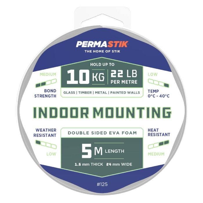Permastik 24mm x 5m Indoor Mounting Tape