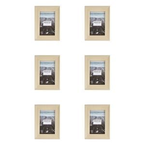 6PK Unigift Brompton Home Photo/Picture Frame 10x15cm Assorted