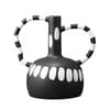 SOGA 26.5x17cm Polka Dot Handicraft Vase