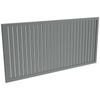 ProtectorAl 1001 - 2000 x 300 - 1000m Monument Vertical 9mm Gap Aluminium Welded Slat Panel