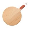 Ziipa Sora Beech Wood Pizza Serving Board W/ Silicone Handle 31cm Terracotta