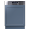 Kleenmaid 60cm WELS 5 Star 12L Per Wash Stainless Steel Semi Integrated Dishwasher