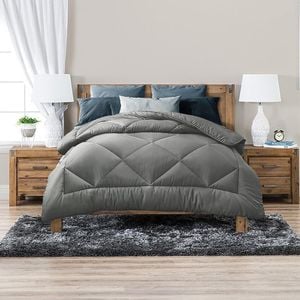 Luxor Double Grey Aus Made All Season Winter/Summer Soft Bamboo Blend Quilt
