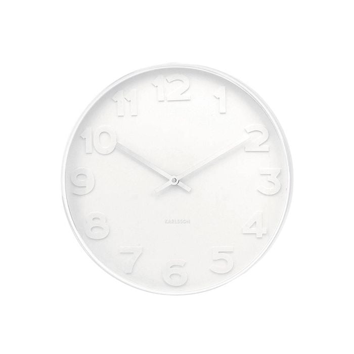 Karlsson Mr White Wall Clock - Small