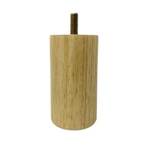 Adoored 53 x 100mm Raw Wood Round Furniture Leg