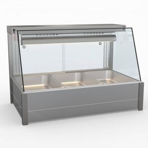Bonvue Angled Countertop Wet And Dry Bain Marie  - Hot Bain Marie (bm11tc)
