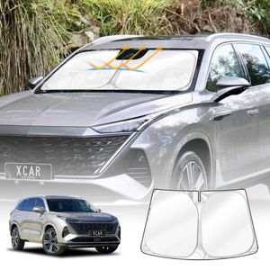 Windscreen Sun Shade For Mg Qs 2025-onwards Blocks Uv Rays Foldable Custom Wind Screen Sun Visor Protector