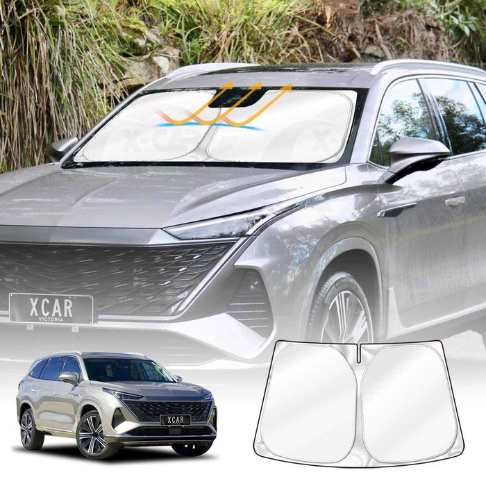 Windscreen Sun Shade For Mg Qs 2025-onwards Blocks Uv Rays Foldable Custom Wind Screen Sun Visor Protector