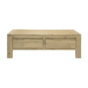 Elemental 120cm Coffee Table Brushed Smoke Grey