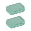 2x Maxwell & Williams GetGo Bento Lunch Container Box Sage Large